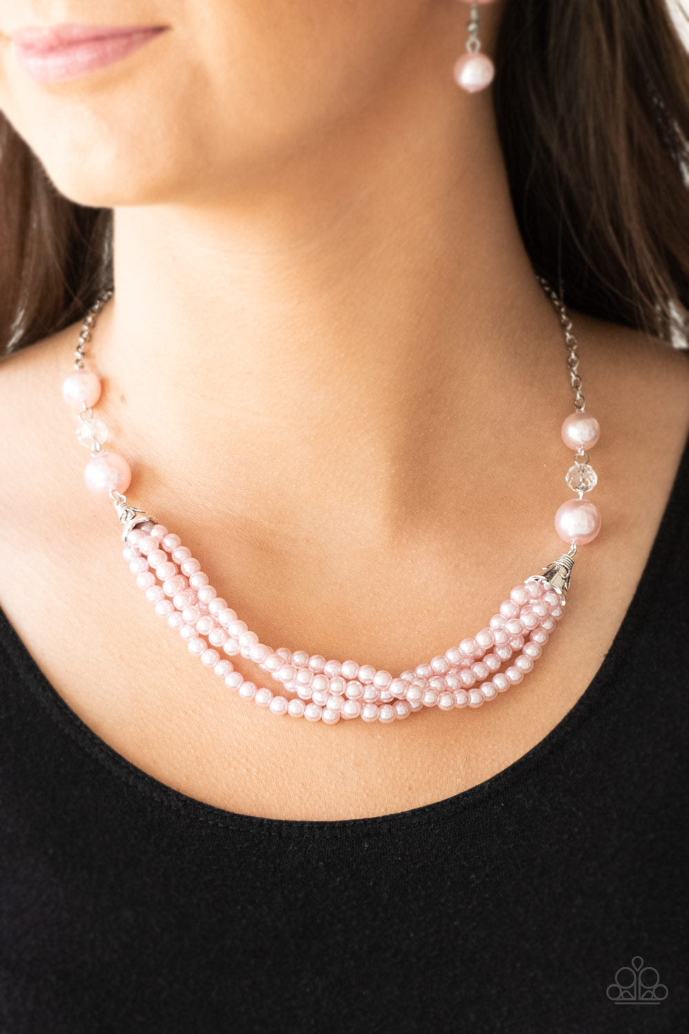 One-WOMAN Show - Pink - Paparazzi Necklace