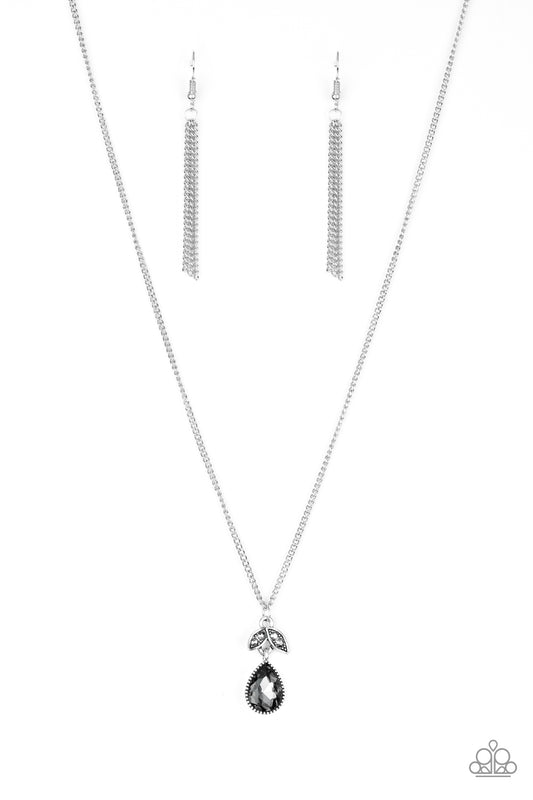 Nice To Meet You - Silver - Paparazzi Necklace