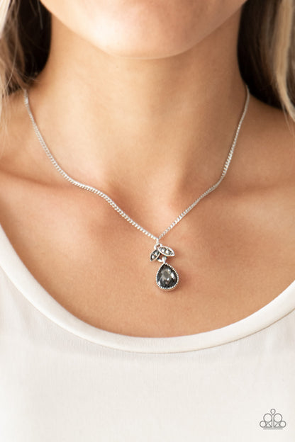 Nice To Meet You - Silver - Paparazzi Necklace