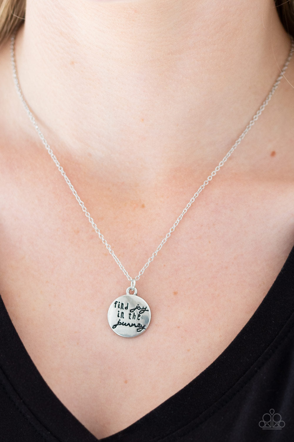 Find Joy - Silver - Paparazzi Necklace