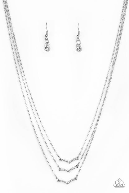 Pretty Petite - White Necklace