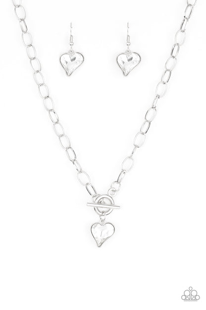 Princeton Princess - White - Paparazzi Toggle Necklace