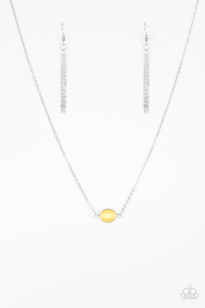 Fashionably Fantabulous - Yellow Necklace