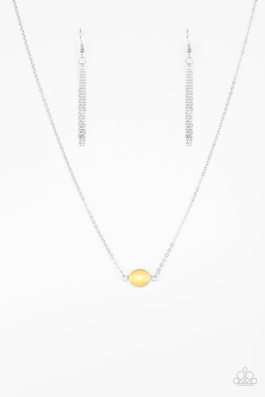 Fashionably Fantabulous - Yellow Necklace