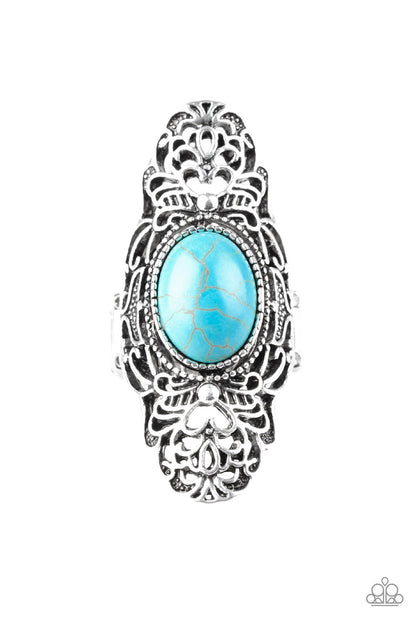 Ego Trippin - Blue - Paparazzi Ring