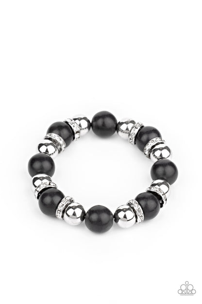 Ruling Class Radiance - Black - Paparazzi Bracelet
