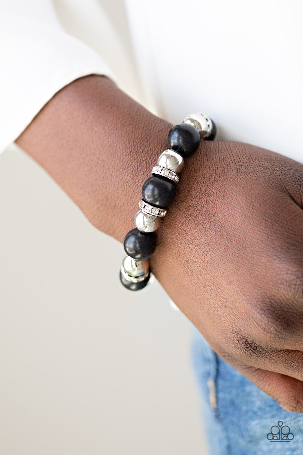 Ruling Class Radiance - Black - Paparazzi Bracelet