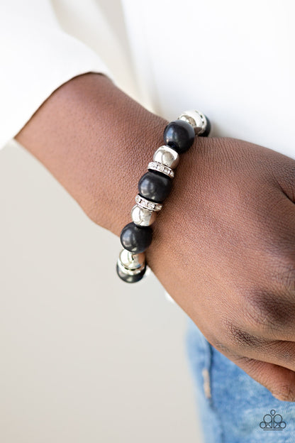 Ruling Class Radiance - Black - Paparazzi Bracelet