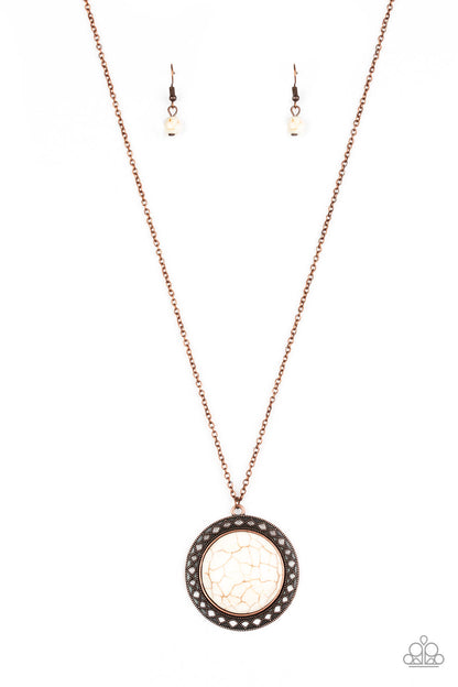 Run Out Of Rodeo - Copper - Paparazzi Necklace