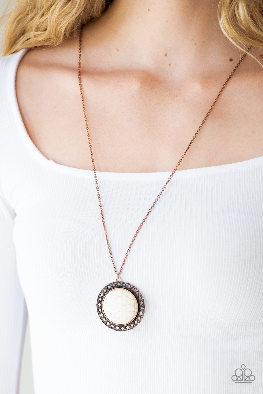 Run Out Of Rodeo - Copper - Paparazzi Necklace
