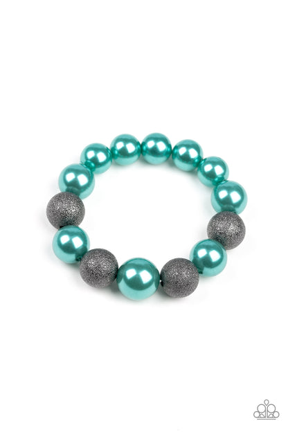 Humble Hustle - Green Stretch Bracelet