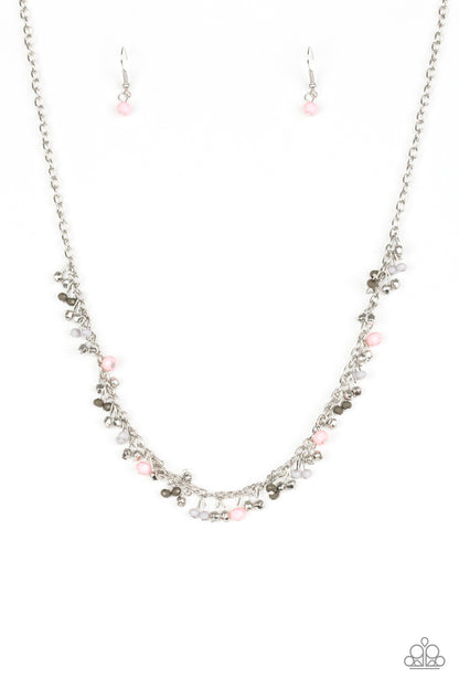 Sailing The Seven Seas - Pink and Aquatic Adventure Pink - Paparazzi Necklace and Bracelet Set