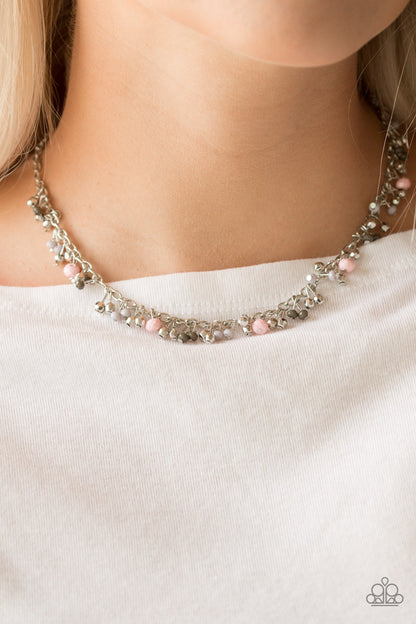 Sailing The Seven Seas - Pink and Aquatic Adventure Pink - Paparazzi Necklace and Bracelet Set