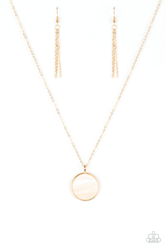 Shimmering Seashores - Gold - Paparazzi Necklace