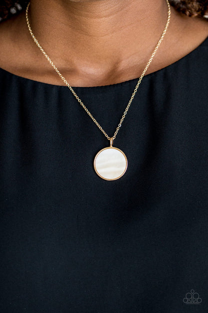 Shimmering Seashores - Gold - Paparazzi Necklace