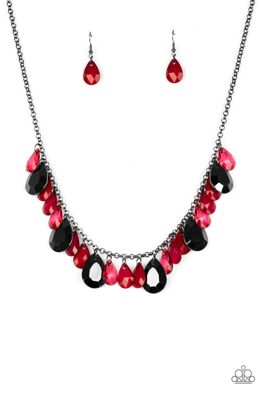 Hurricane Season - Red Necklace