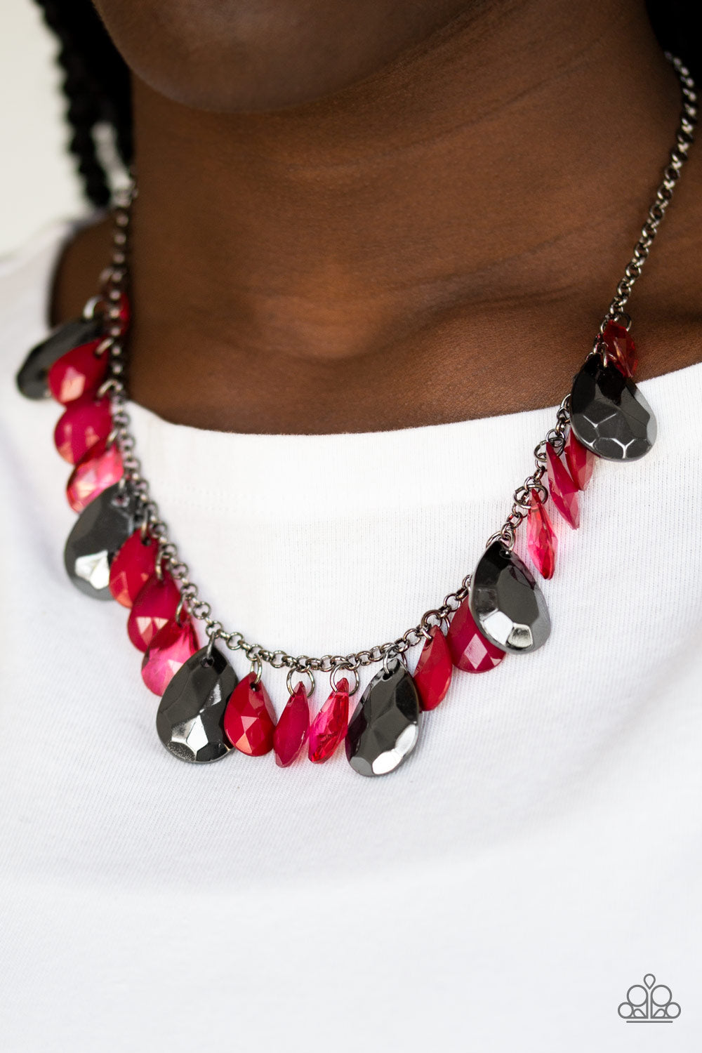 Hurricane Season - Red Necklace