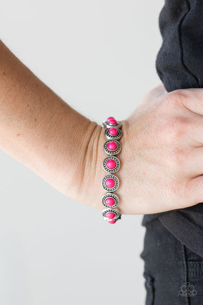 Globetrotter Goals - Pink - Paparazzi Bracelet