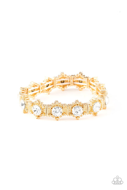 Strut Your Stuff - Gold - Paparazzi Bracelet