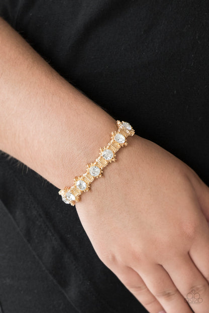 Strut Your Stuff - Gold - Paparazzi Bracelet