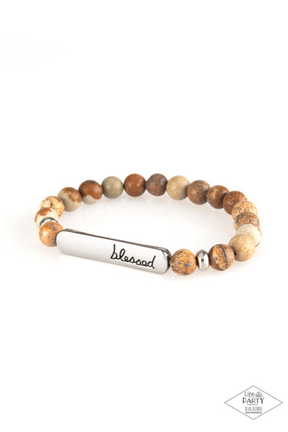 Born Blessed - Brown - Paparazzi Bracelet