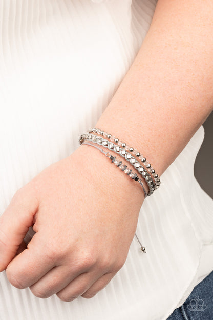 Ultra Modern - White - Paparazzi Bracelet