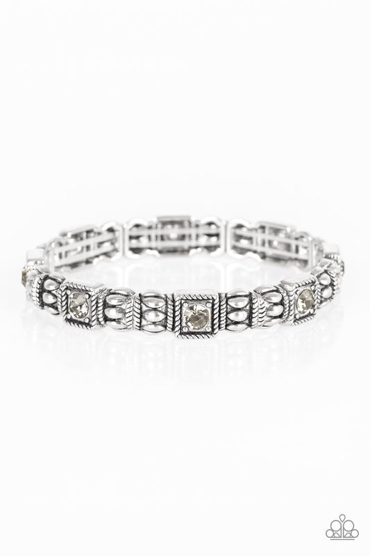 Metro Marvelous - Silver - Paparazzi Bracelet