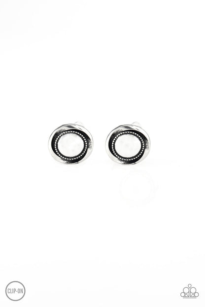 Out Of This Galaxy - Silver - Paparazzi Earrings