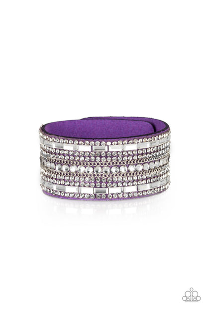 Rebel Radiance - Purple - Paparazzi Bracelet