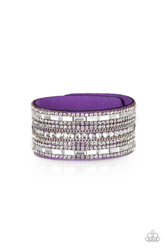 Rebel Radiance - Purple - Paparazzi Bracelet
