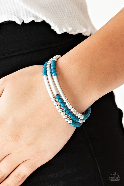 Tourist Trap - Blue - Paparazzi Bracelet
