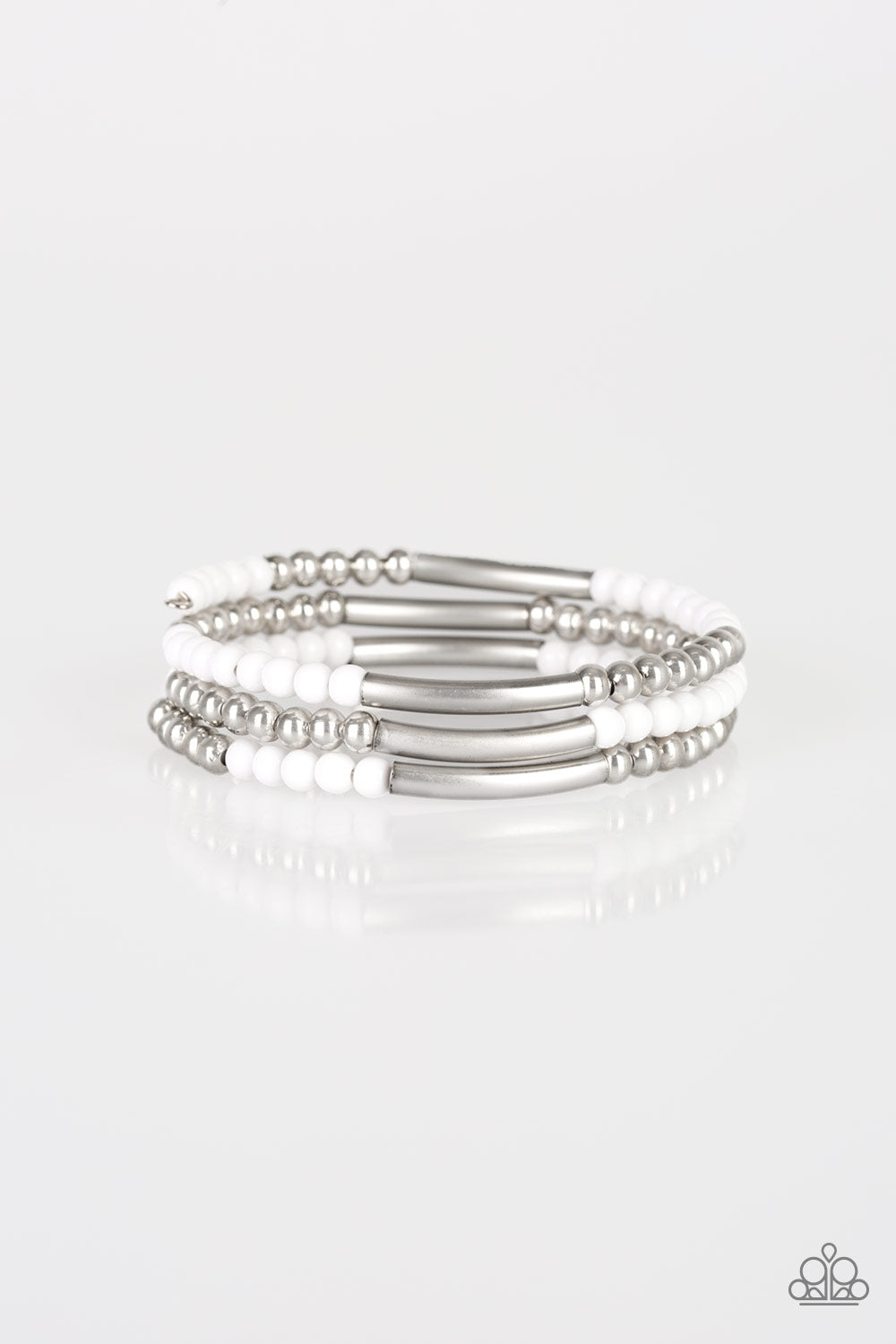 Tourist Trap - White - Paparazzi Bracelet