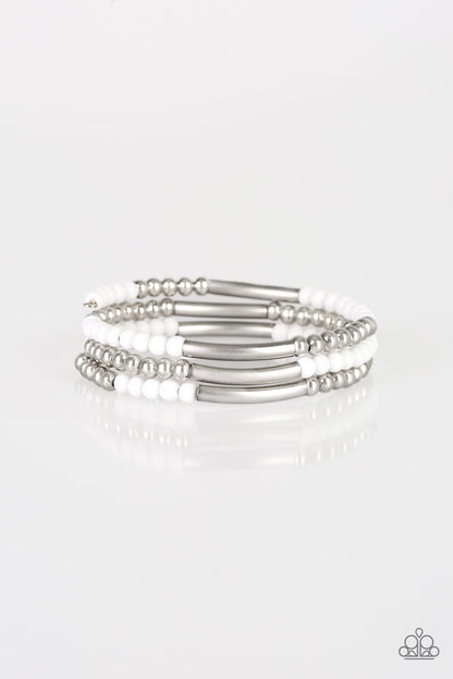 Tourist Trap - White - Paparazzi Bracelet