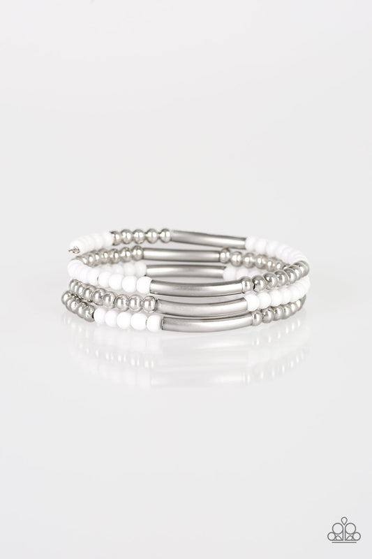 Tourist Trap - White - Paparazzi Bracelet