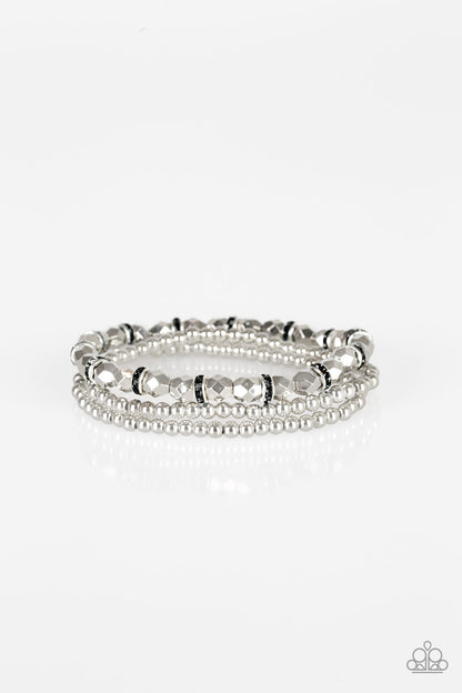 Let There BEAM Light - Black - Paparazzi Bracelet