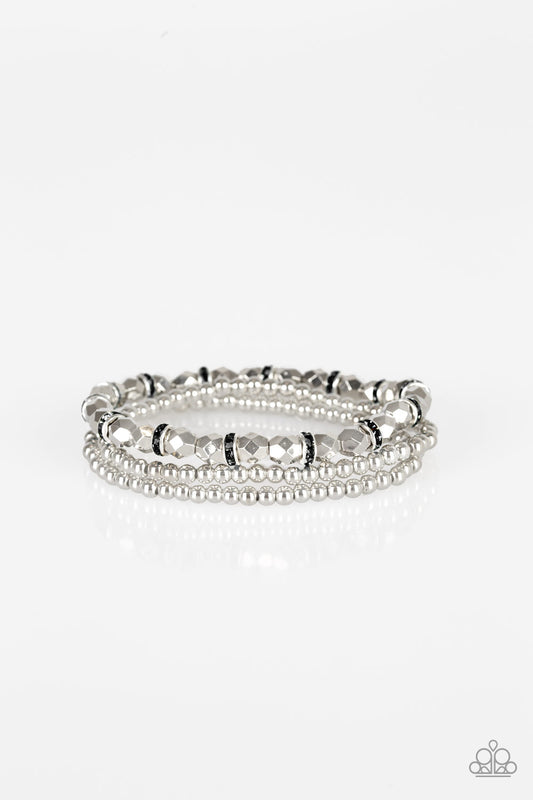 Let There BEAM Light - Black - Paparazzi Bracelet