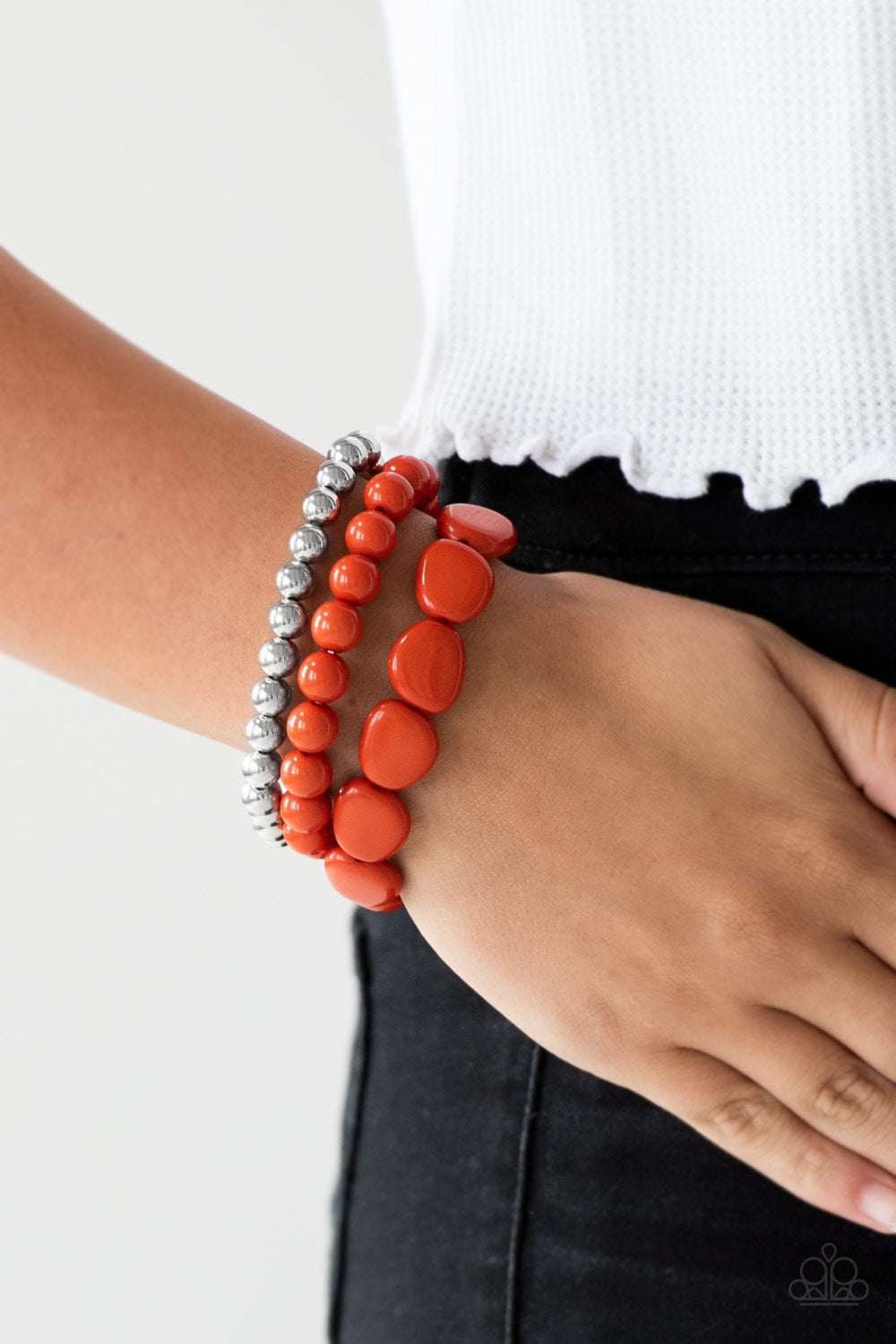 Color Venture Orange - Paparazzi Bracelet