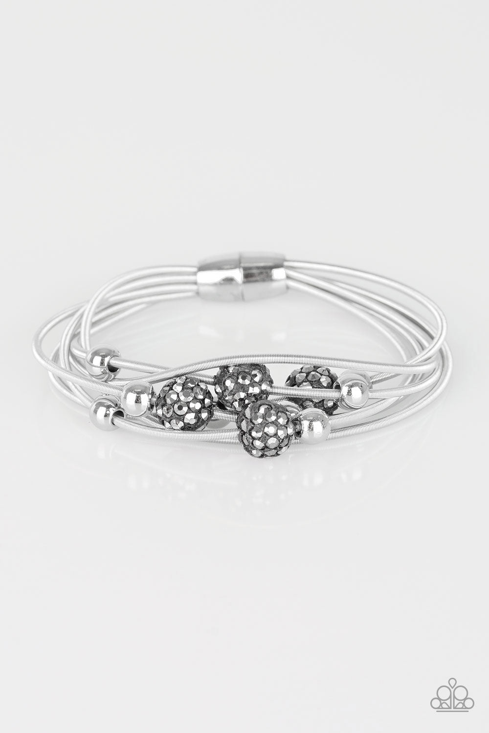 Marvelously Magnetic - Silver - Paparazzi Bracelet