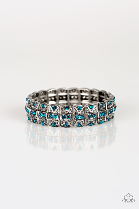 Modern Magnificence - Blue - Paparazzi Bracelet