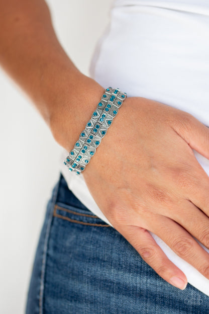 Modern Magnificence - Blue - Paparazzi Bracelet