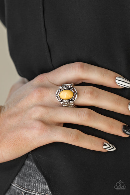 Color Me Confident - Yellow - Paparazzi Ring