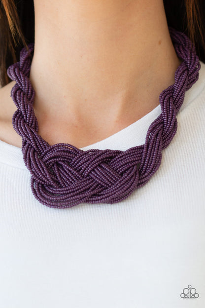 A Standing Ovation - Purple - Paparazzi Necklace