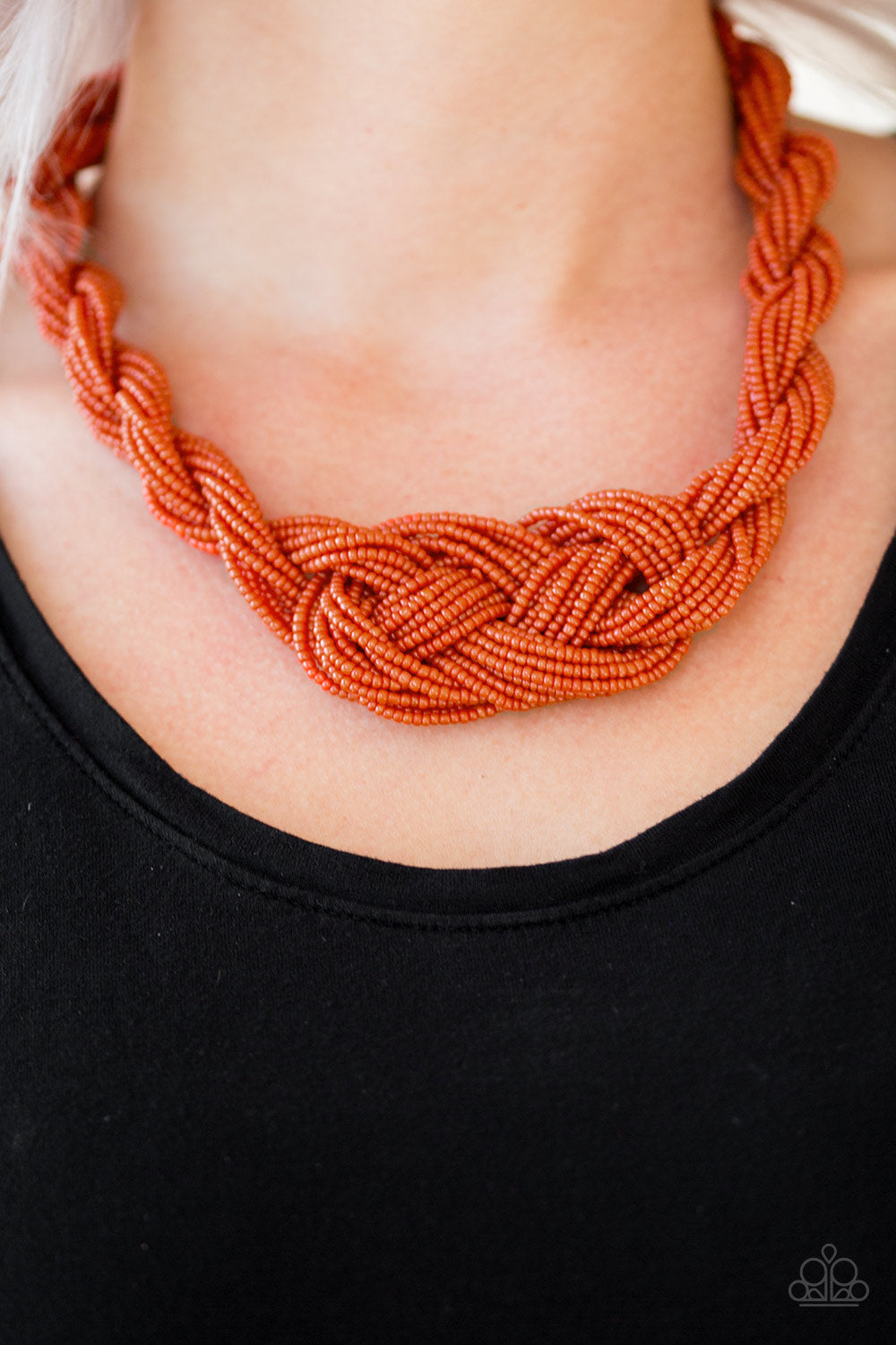 A Standing Ovation - Orange - Paparazzi Necklace