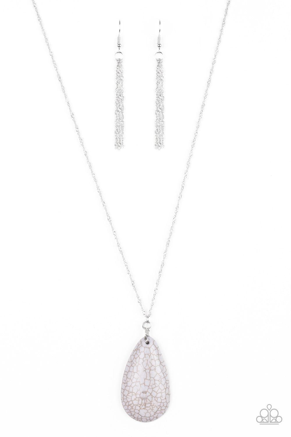Stone River - Silver Necklace