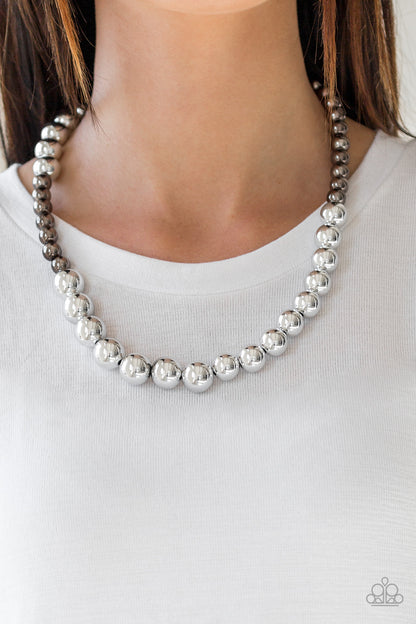 Power To The People - Silver - Paparazzi Necklace