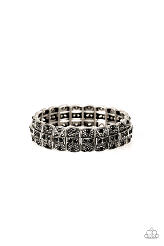Modern Magnificence - Black - Paparazzi Bracelet