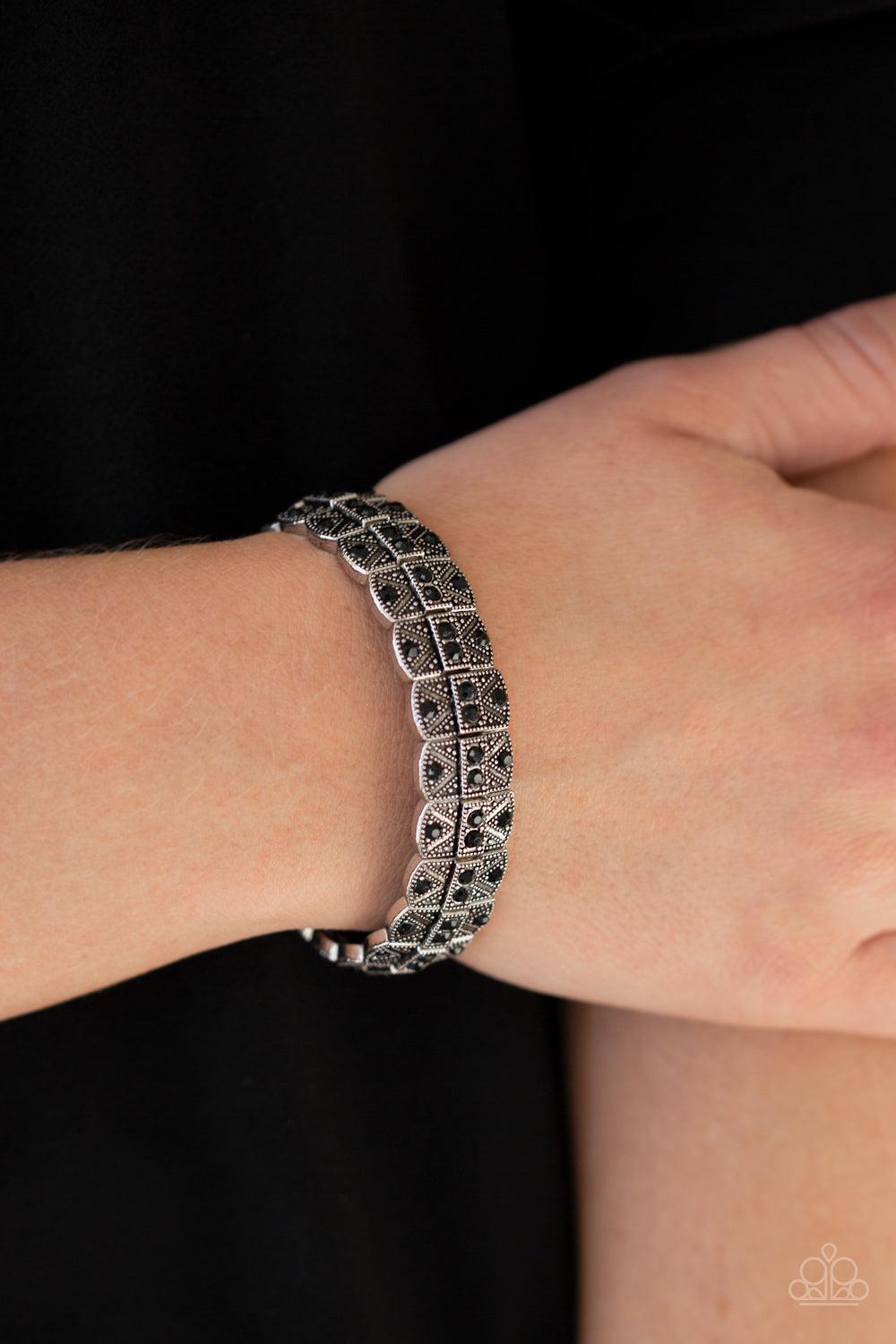 Modern Magnificence - Black - Paparazzi Bracelet