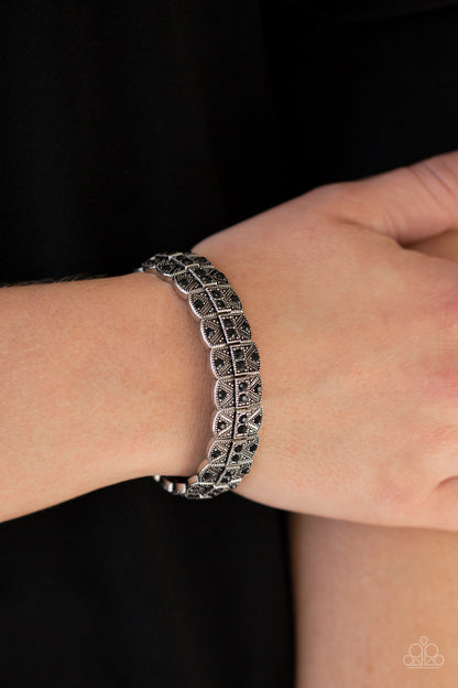 Modern Magnificence - Black - Paparazzi Bracelet