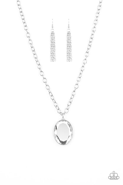 Light As HEIR - White Necklace - Paparazzi Necklace