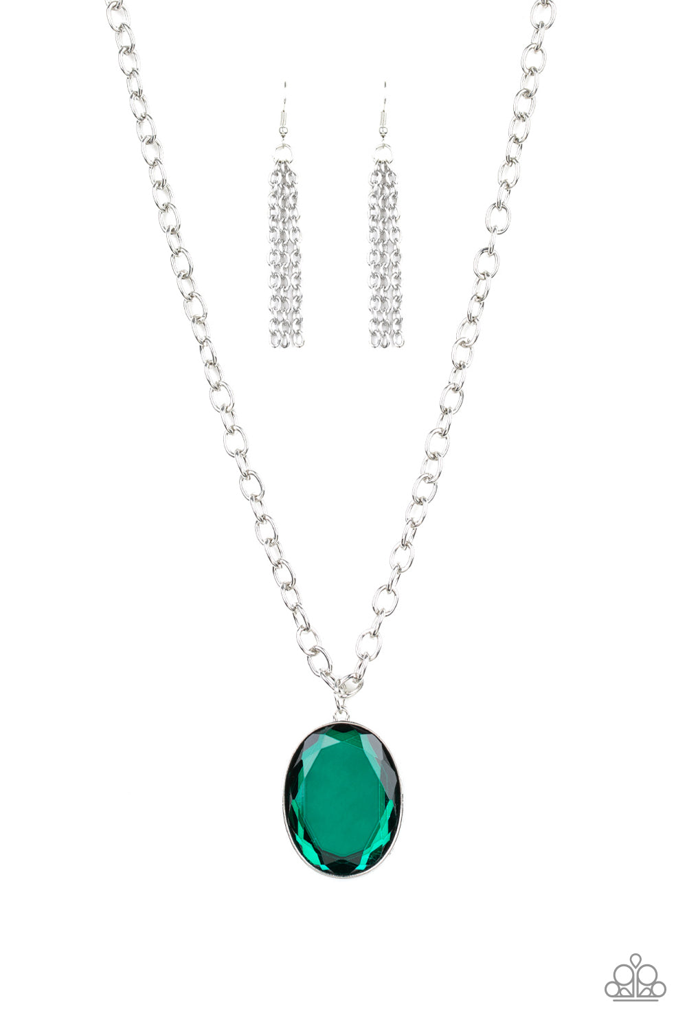 Light As Heir - Green - Paparazzi Necklace